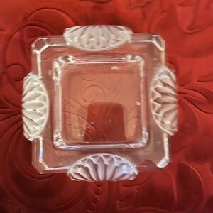 Lalique crystal trinket tray.